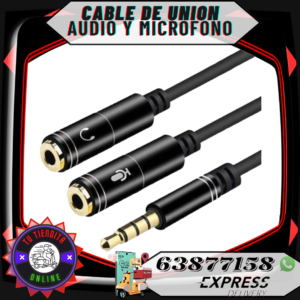 CABLE UNION AUDIO Y MICROFONO