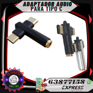 ADAPTADOR DE AUDIO PARA TIPO C
