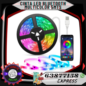 LED EN CINTA BLUETOOTH 5 MTS