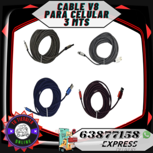 CABLE MICRO USB 3MTS