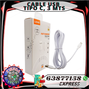 CABLE TIPO C 3 MTS