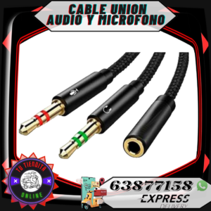CABLE DE UNION AUDIO Y MICRÓFONO