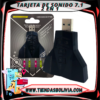 TARJETA DE SONIDO 7.1 - 2 EN 1