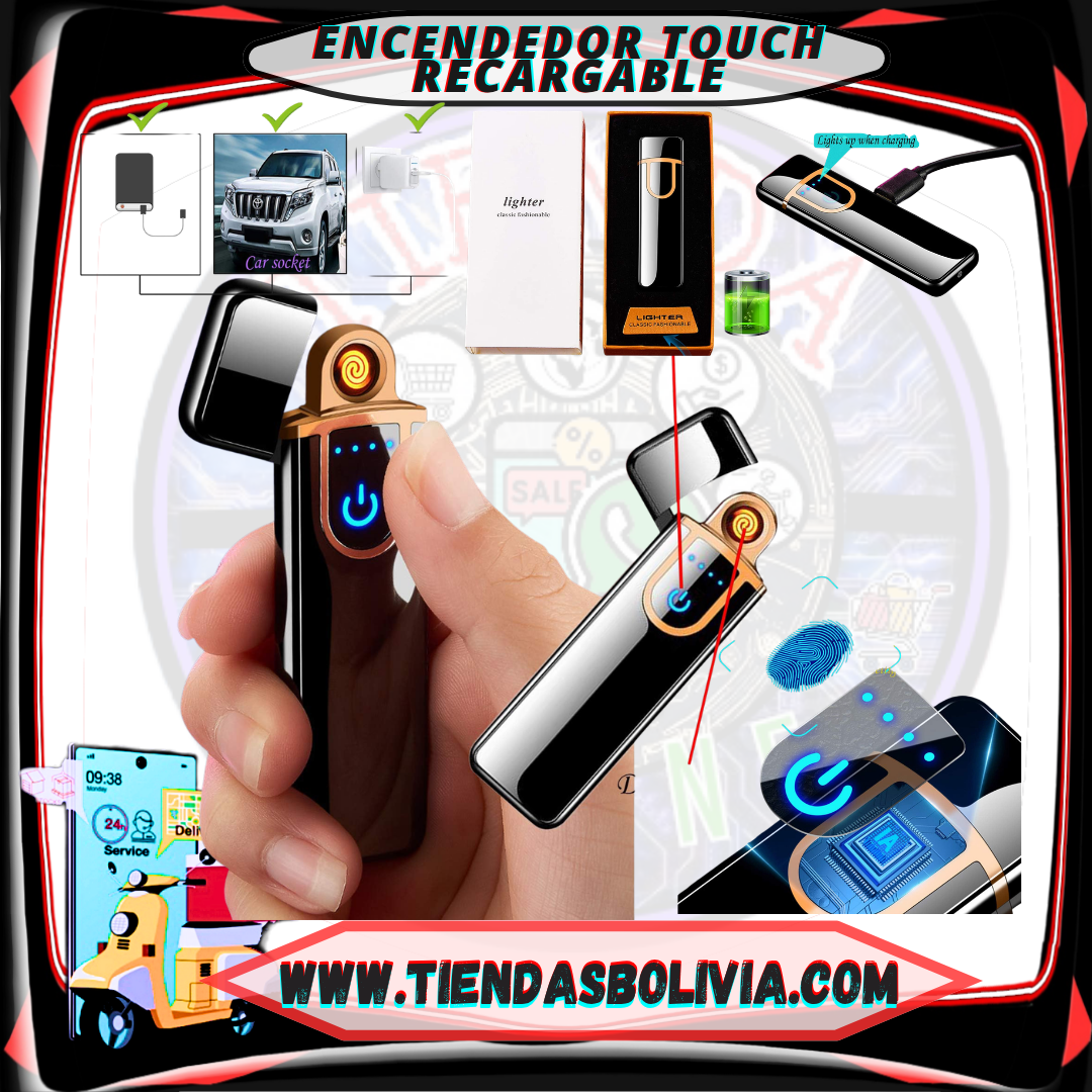 Encendedor Electrónico Táctil USB